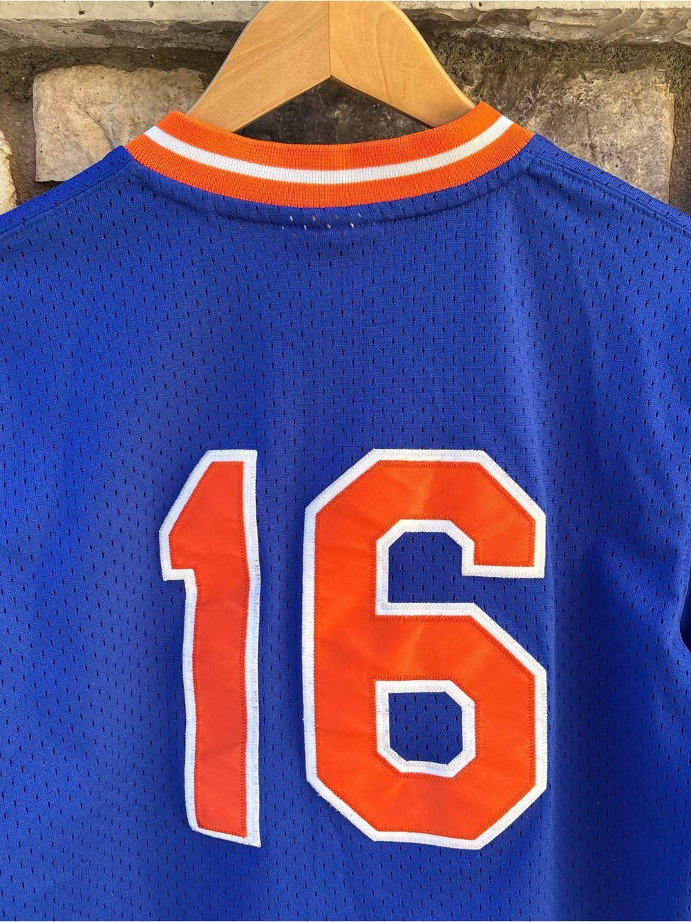 1986 Dwight Gooden #16 NY Mets Mens Mitchell & Ness Authentic BP Jersey Sz Small - Picture 7 of 11